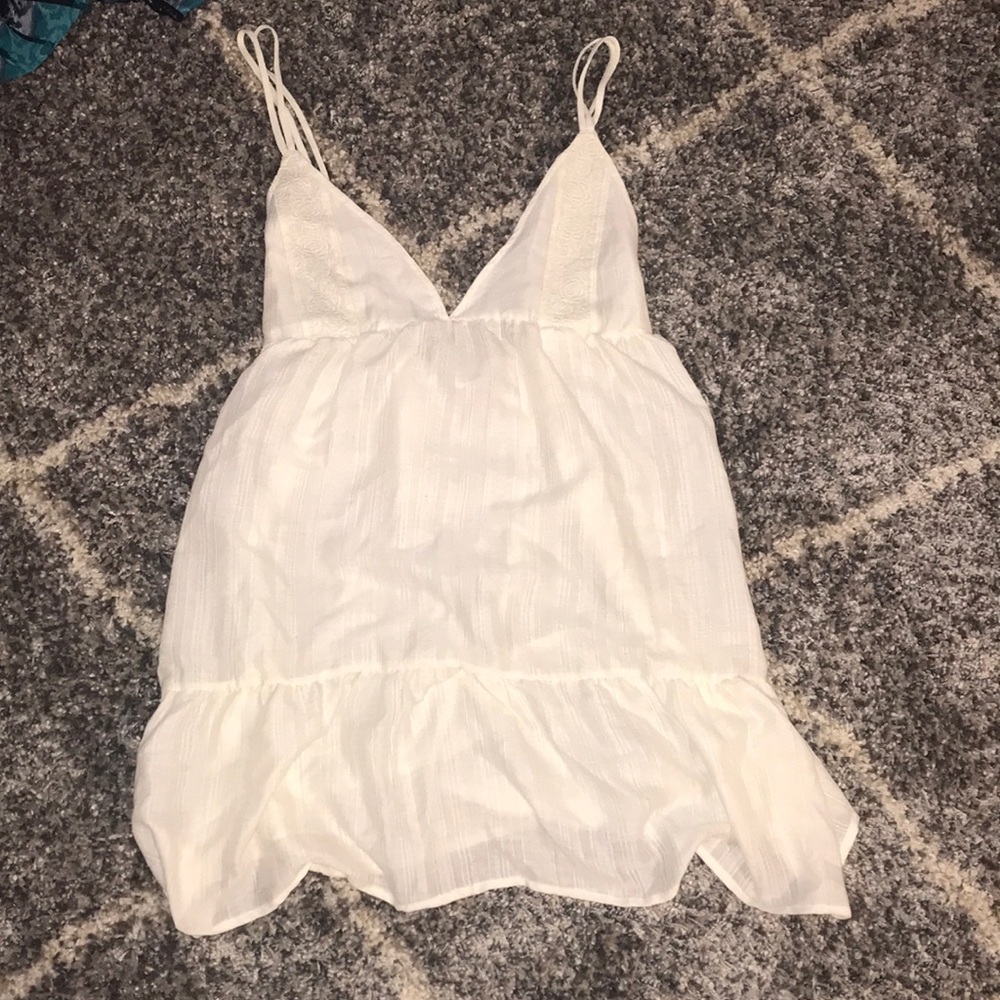White loose swim coverup NWOT